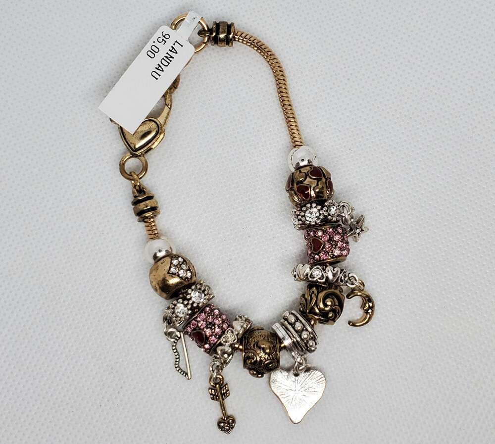 Vintage Landau (with tag, never worn) Love you to the Moon Charm Bracelet